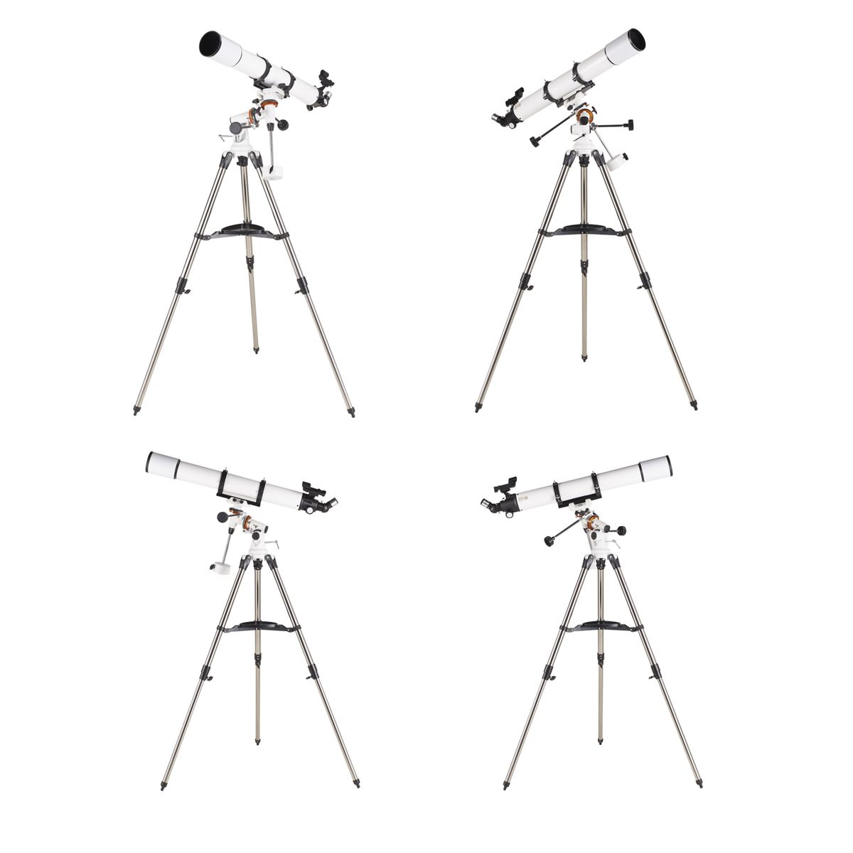 NOVYSTOR - Telescopio HD F90080M 80-900mm para Astronomía Profunda