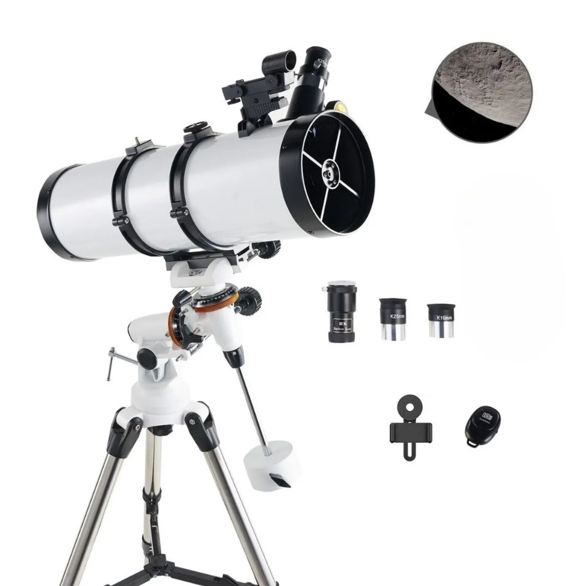 NOVYSTOR - Telescopio Newtoniano 130/650 Para Astronomía y Observación
