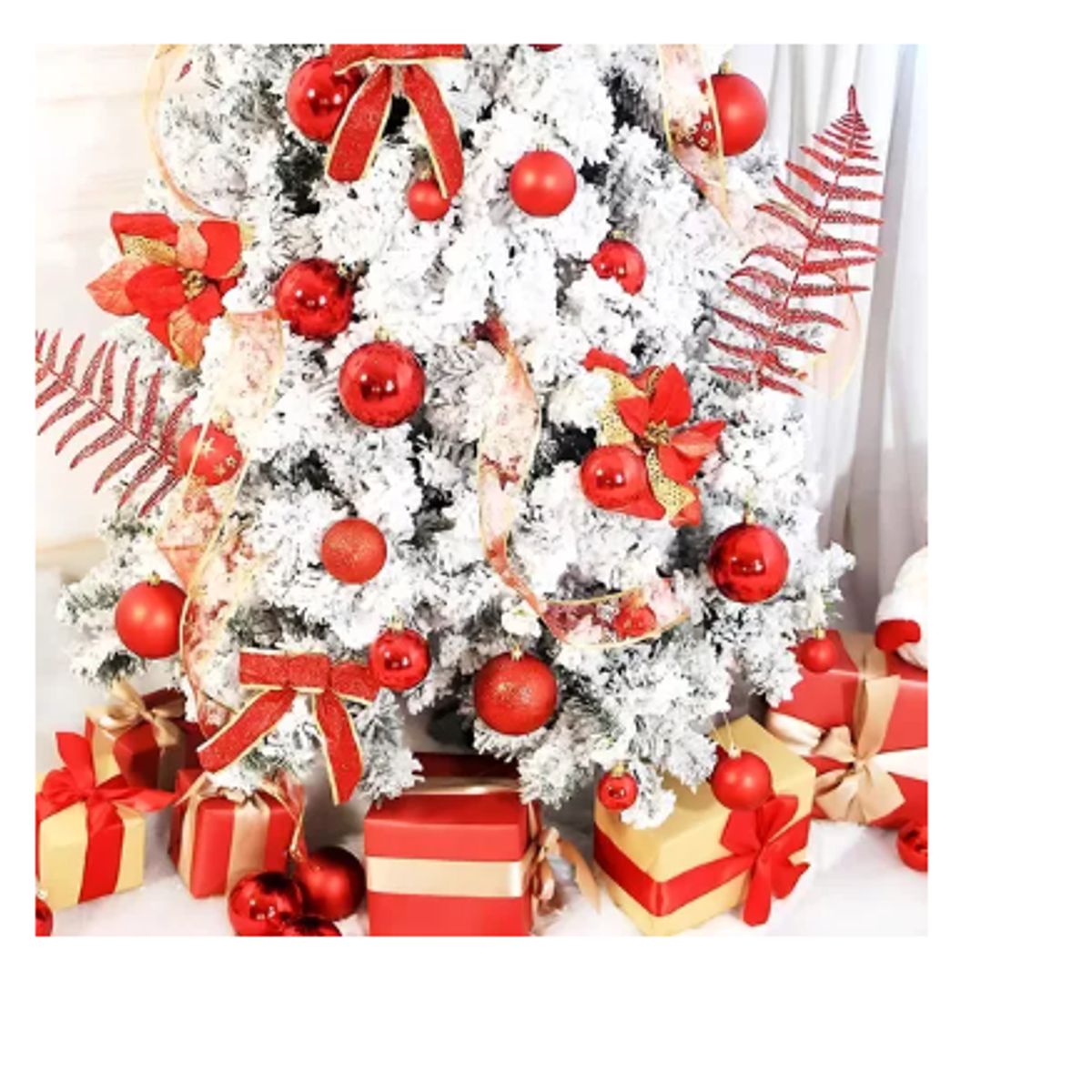 GENERICO - Pack 24 Esferas Navideñas Bambalinas Decoracion Navidad