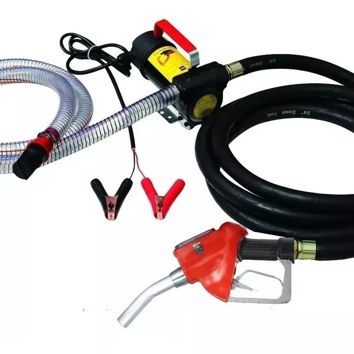 GENERICO - Bomba de Trasvasije 12V para Diesel y Kerosene 175W