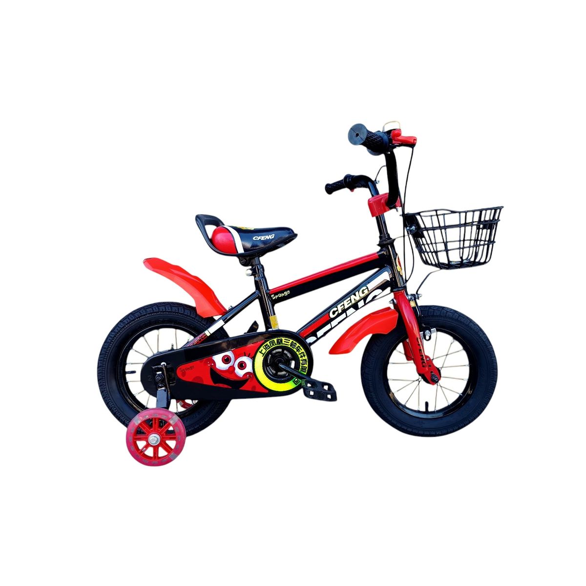 GENERICO - Bicicleta Infantil Aro 12 Cfeng Rojo