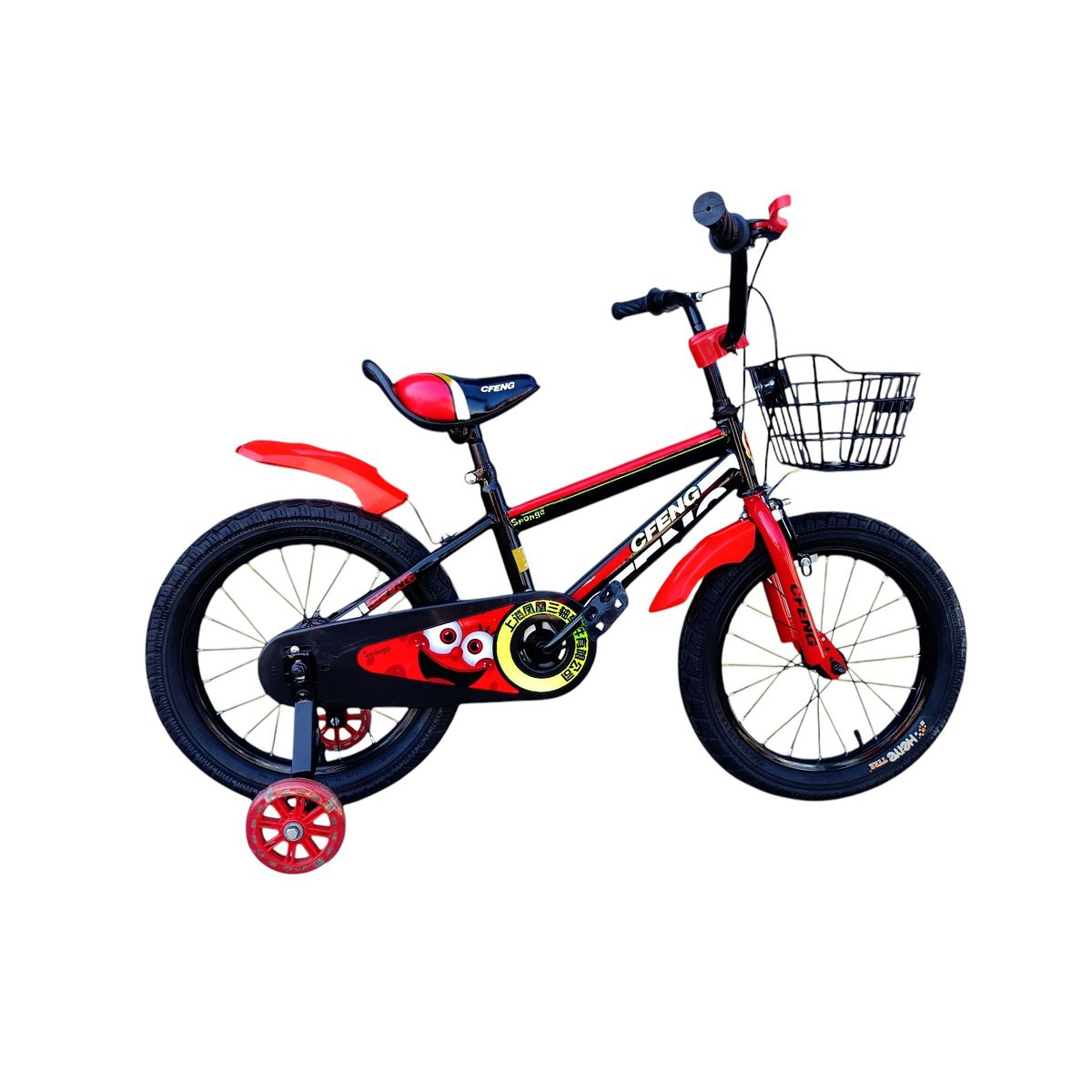 GENERICO - Bicicleta Infantil Aro 16 Cfeng Rojo