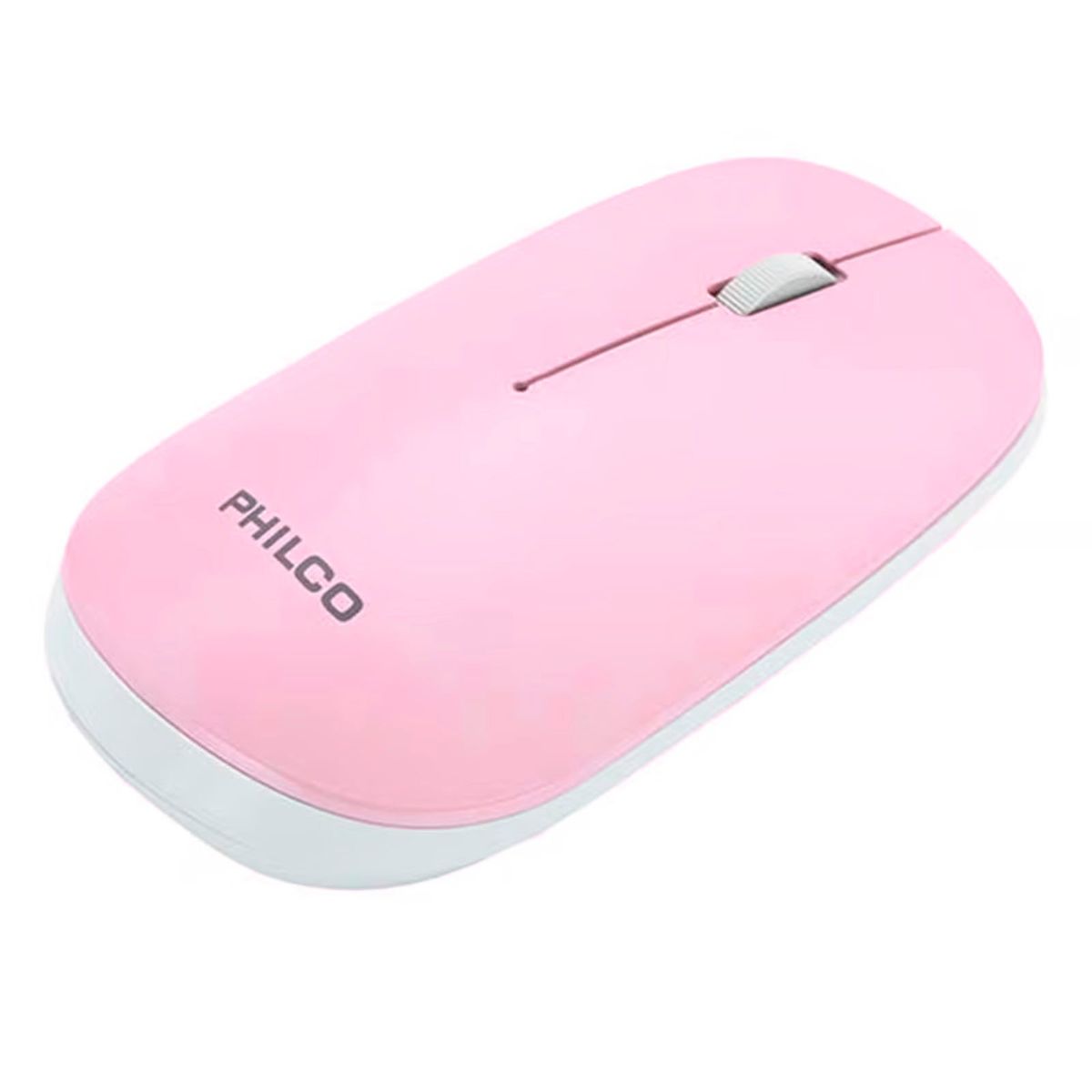 PHILCO - Mouse Inalámbrico Portátil Receptor USB Philco Rosado