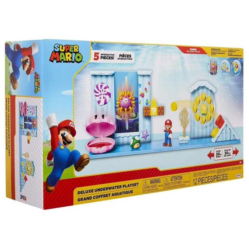 GENERICO - JAKKS NT400254 SUPER MARIO 2.5 DLX UNDERWATER PLAYSET