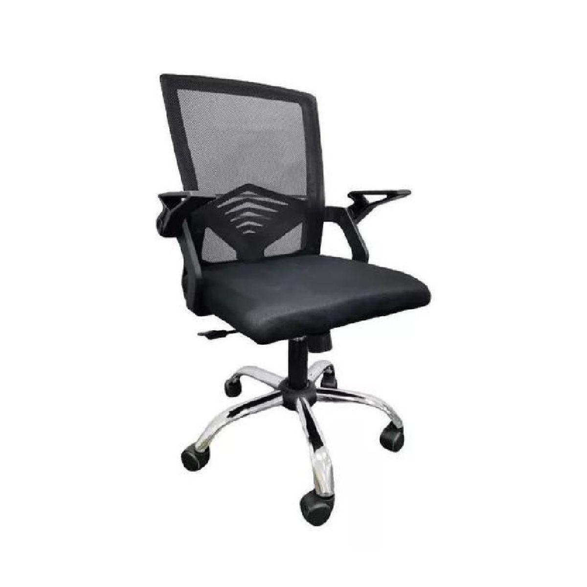 GENERICO - Silla de oficina ejecutiva ergonómica con respaldo de malla negra