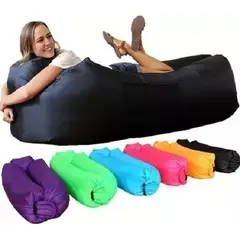 GENERICO - Sofa Sillón Inflable Tumbona Banano Camping Playa