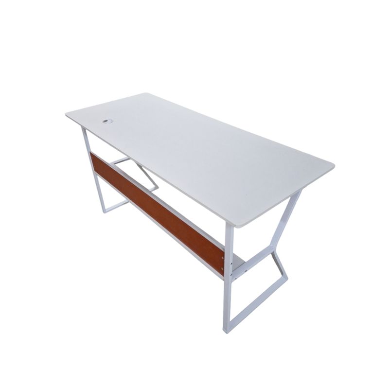 GENERICO - Mesa gamer en forma de K Medida 100cm Blanco