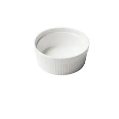IMAHE - Set De 6 Pocillo Porcelana Acanalado 65 Cm.