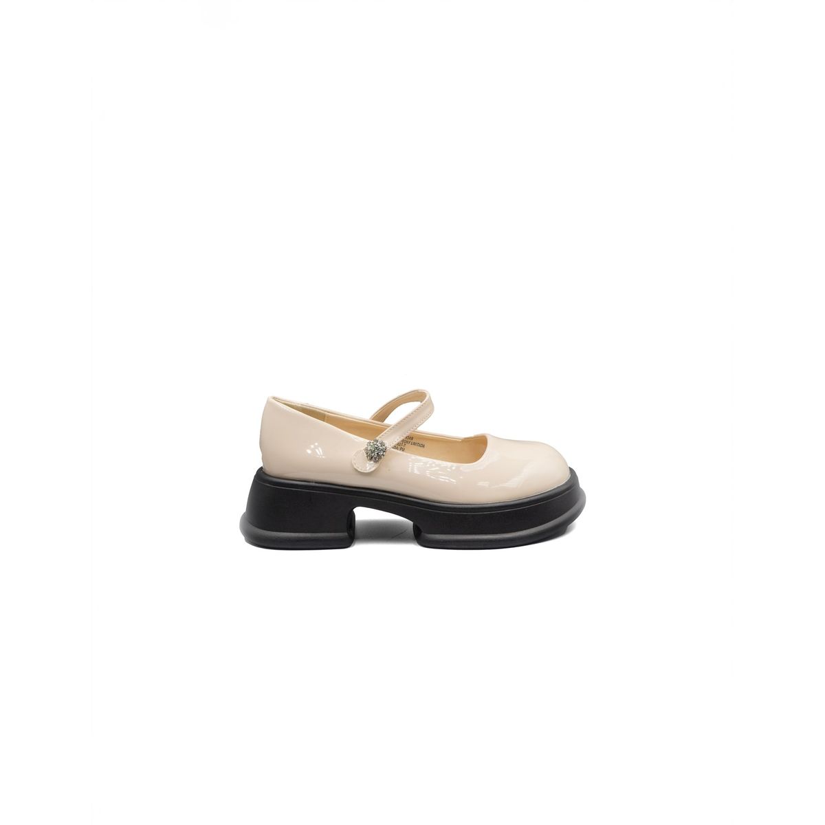 BOVINITA - Mocasín Mary Jane beige con plataforma casual tendencia 20242021