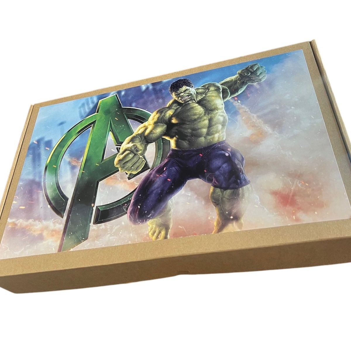 GENERICO - Rompecabezas Puzzle Hulk 100 Piezas de Madera 45x65 Cm