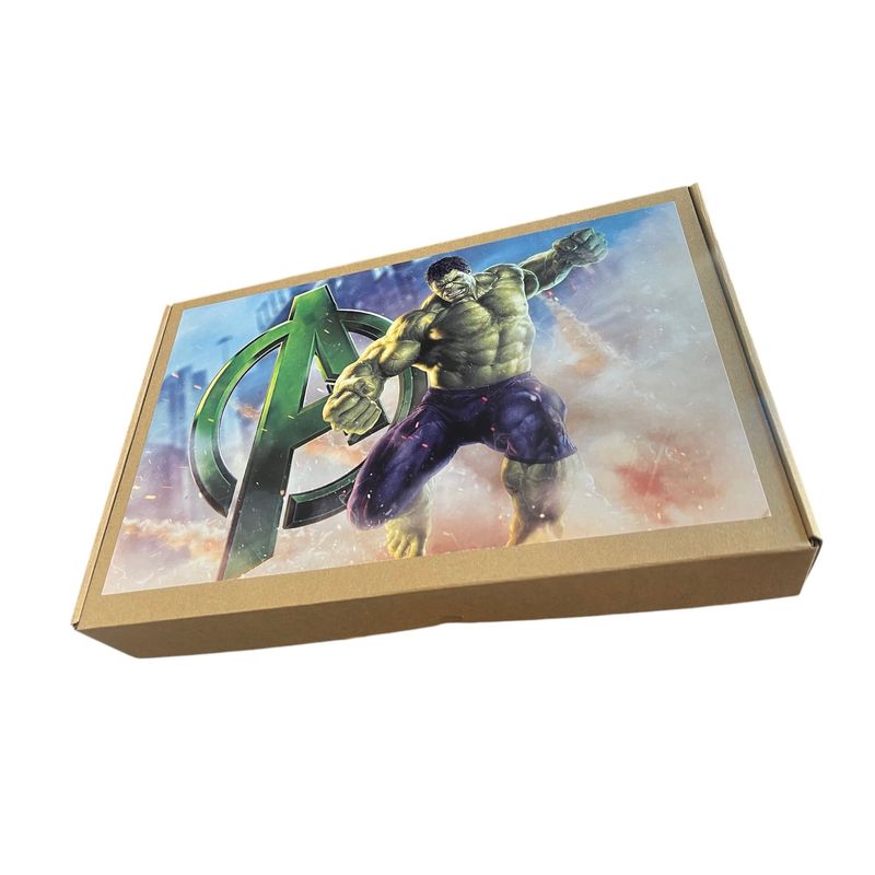 GENERICO - Rompecabezas Puzzle Hulk 100 Piezas de Madera 45x65 Cm