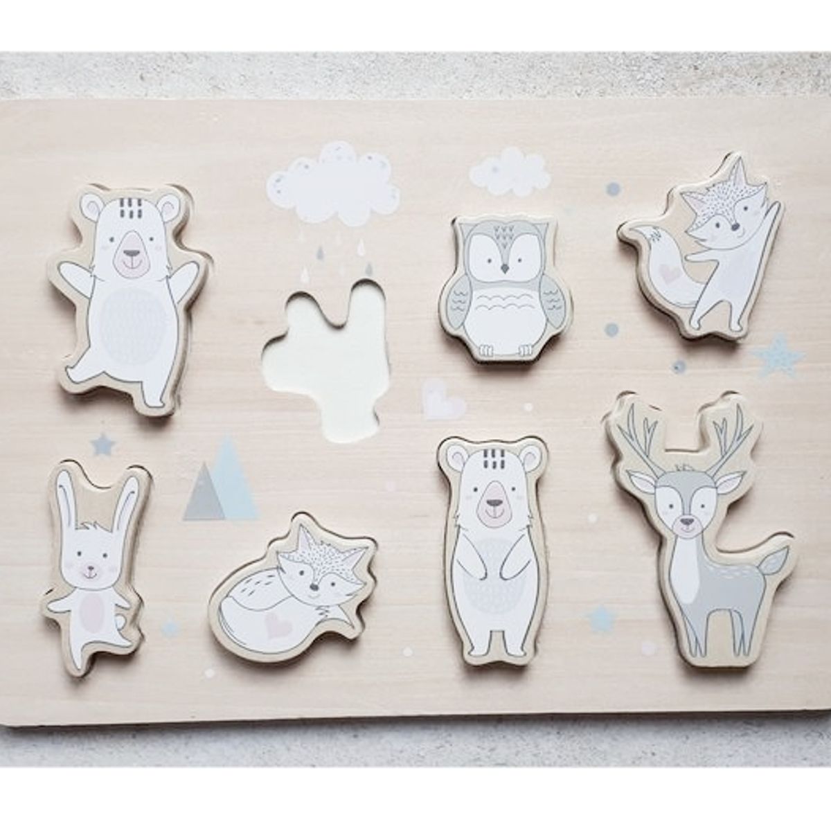 PLAYTIVE JUNIOR - Tablero de habilidades de madera Montessori