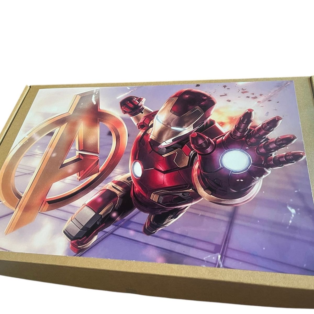 GENERICO - Rompecabezas Puzzle Iron Man 100 Piezas de Madera 45x65 Cm