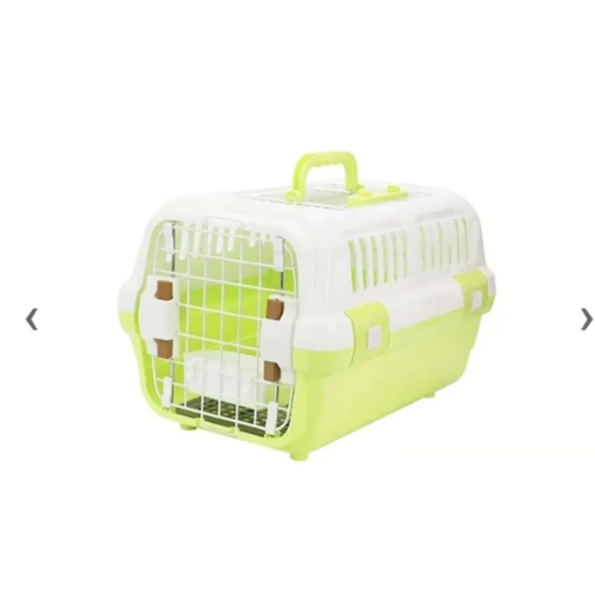 GENERICO - Caja Canil Transportadora Ventilación Perro Gatos 46 X 31 Cm