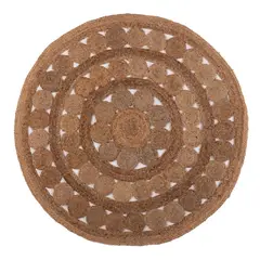 DIB - Alfombra Yute Round Natural120X120 17