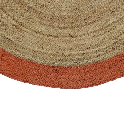 Imagen 2 del producto Alfombra Yute Red. Cancun 150X150 Naranjo