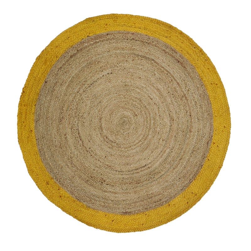 DIB - Alfombra Yute Red Cancun 150X150 Mostaza