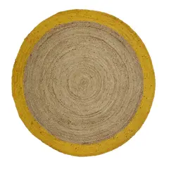 DIB - Alfombra Yute Red Cancun 150X150 Mostaza