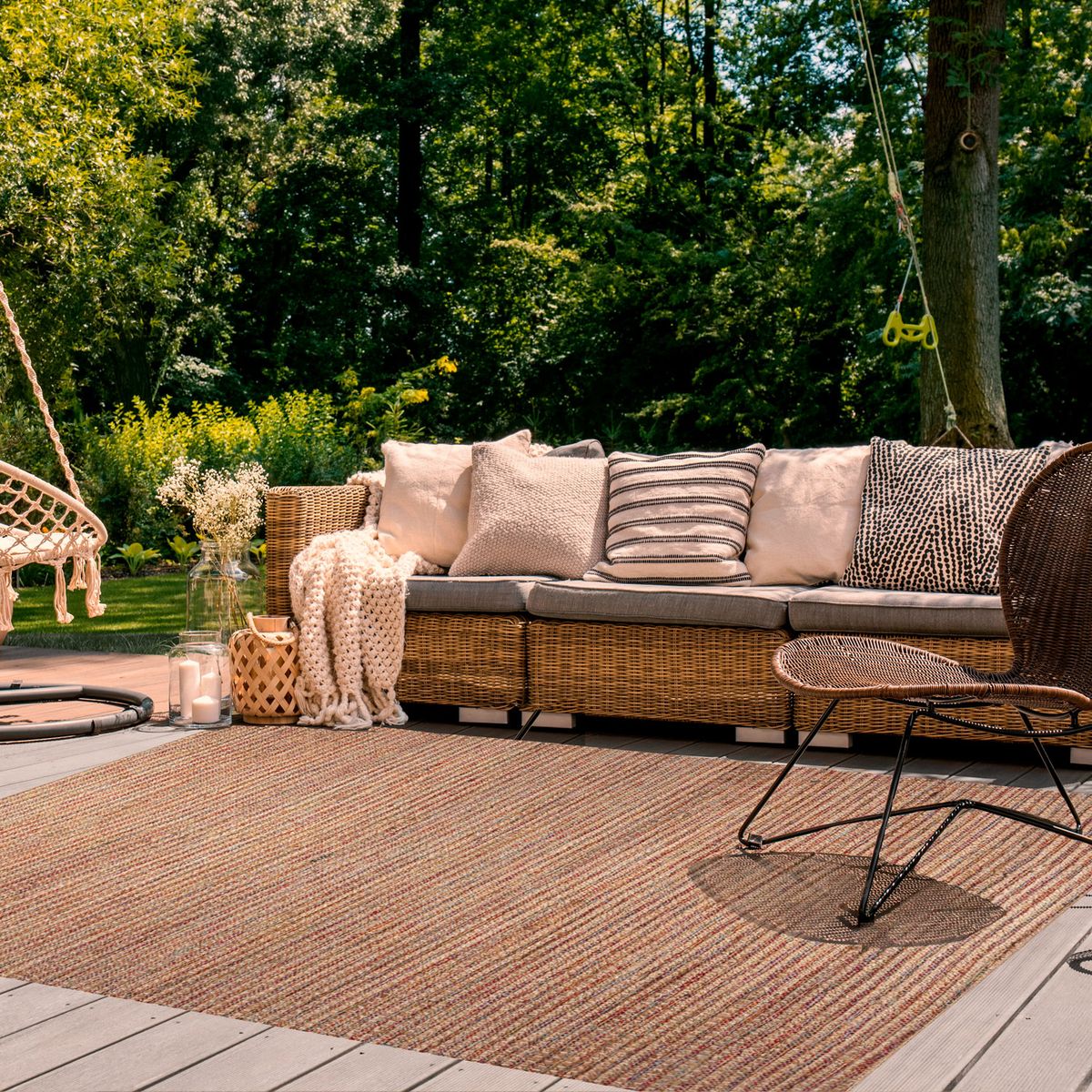 DIB - Alfombra Handwoven Cotton Multi 200X300 Natural