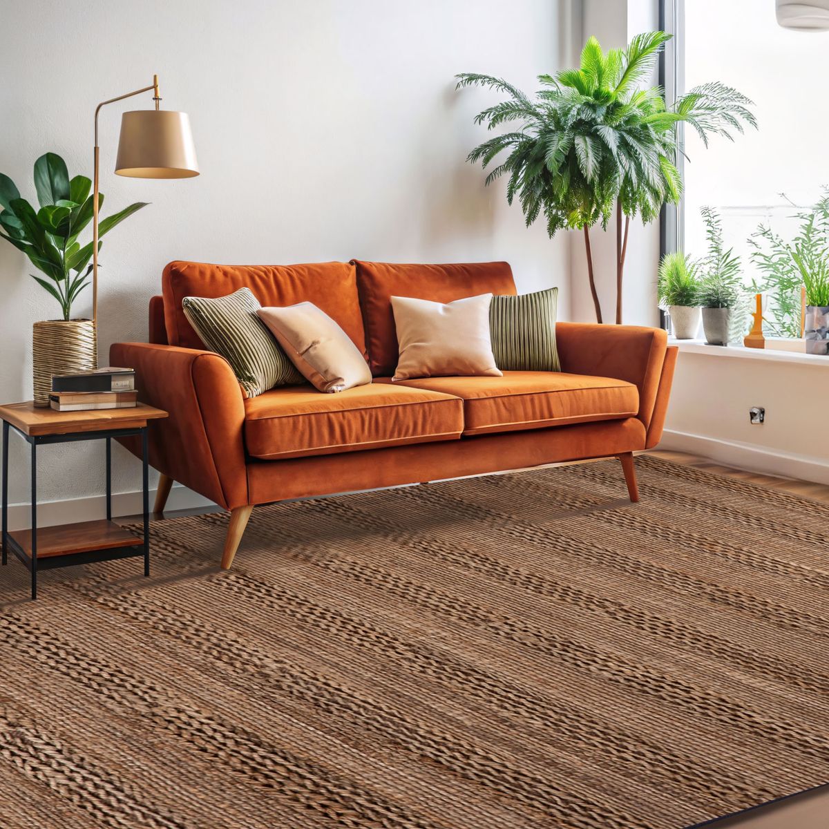 DIB - Alfombra Handwoven Yute Cotton Natural 200x300 Natural