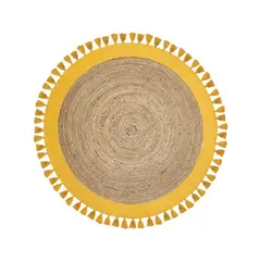 DIB - Alfombra Yute Red Malibu 150X150 Amarillo