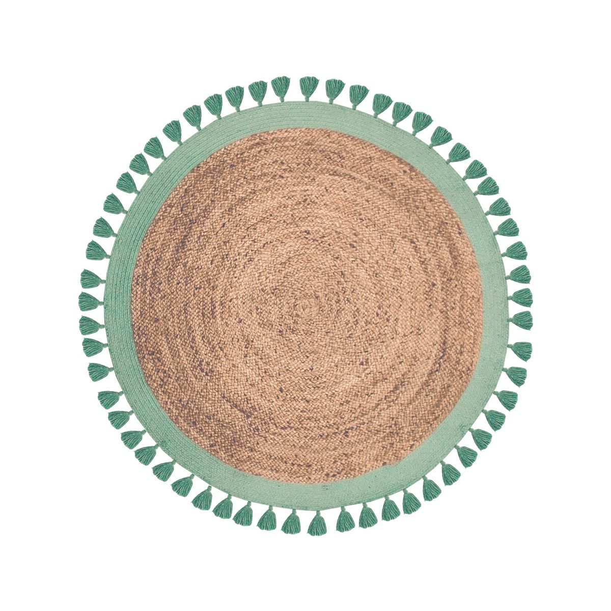 DIB - Alfombra Yute Redonda Malibú Aqua 150x150cm