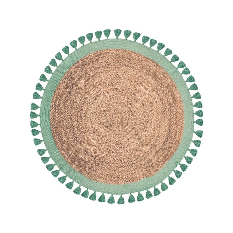DIB - Alfombra Yute Red Malibu 150X150 Aqua