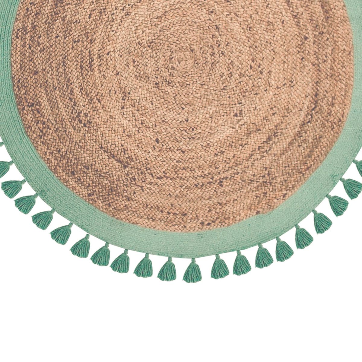 DIB - Alfombra Yute Redonda Malibú Aqua 150x150cm