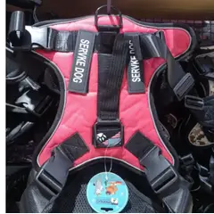 GENERICO - Chaleco Arnes Para Perros Rojo Mascotas Servke Dog