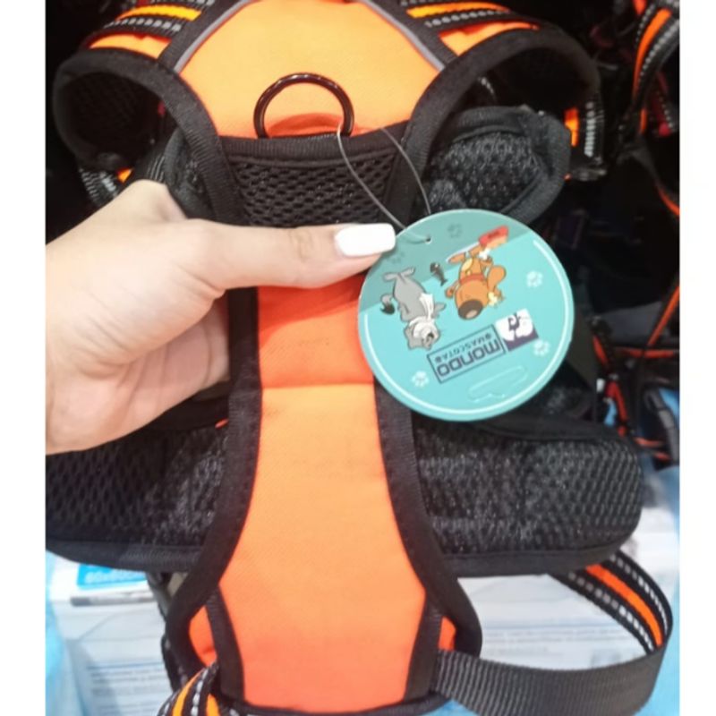 GENERICO - Chaleco Arnes Para Perros Naranja Mascotas