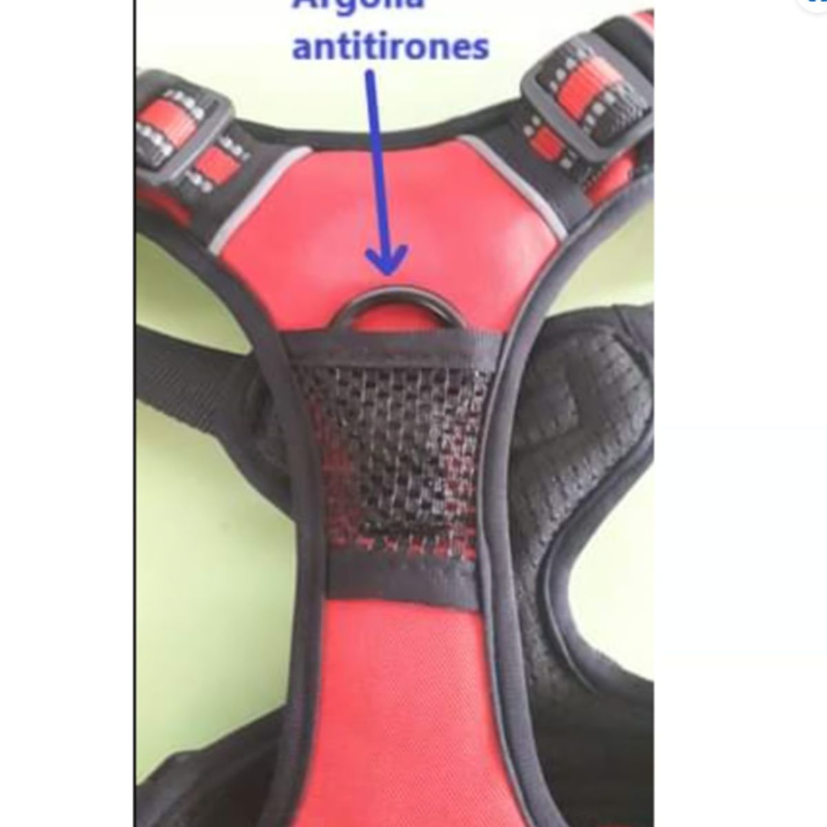 GENERICO - Chaleco Arnes Para Perros Rojo Mascotas