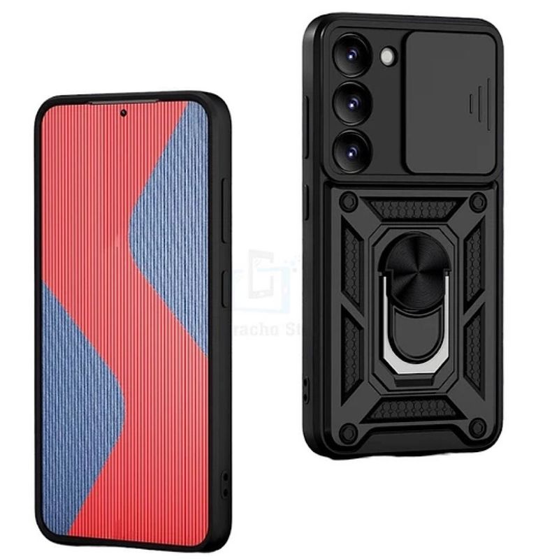 GENERICO - Carcasa Armor Anillo Para Samsung S23  - Negro