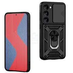 GENERICO - Carcasa Armor Anillo Para Samsung S23 - Negro