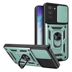 GENERICO - Carcasa Armor Anillo Para Samsung S23 - Verde