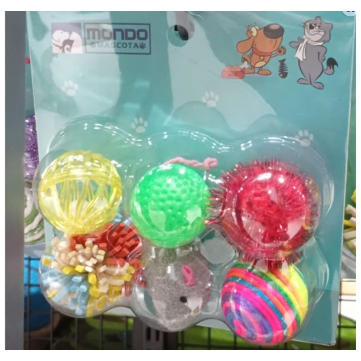 GENERICO - Juguete Para Gato Set 6 Pelotas Mascotas