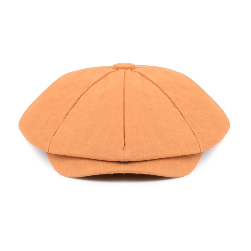 PIERCE ACCESORIOS - Boina ligera de verano color naranja opaco