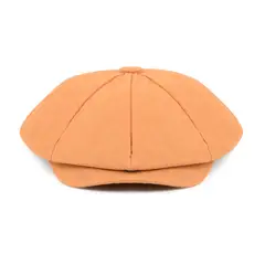 PIERCE ACCESORIOS - Boina ligera de verano color naranja opaco