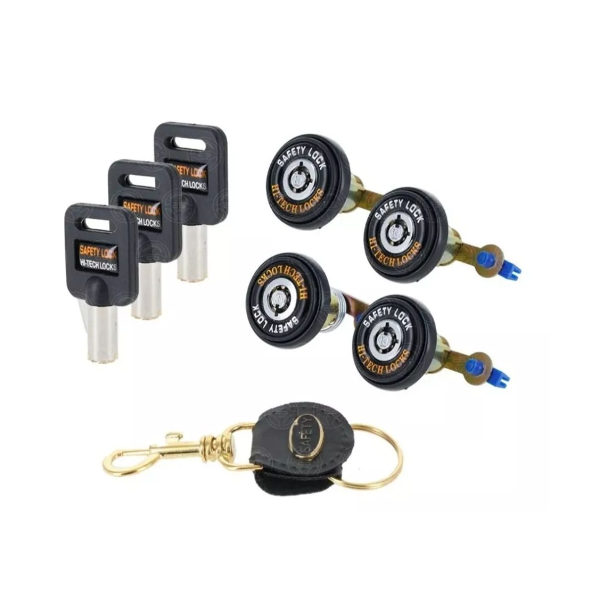 GENERICO - Chapa De Auto de Seguridad Universal Para 4 Puertas