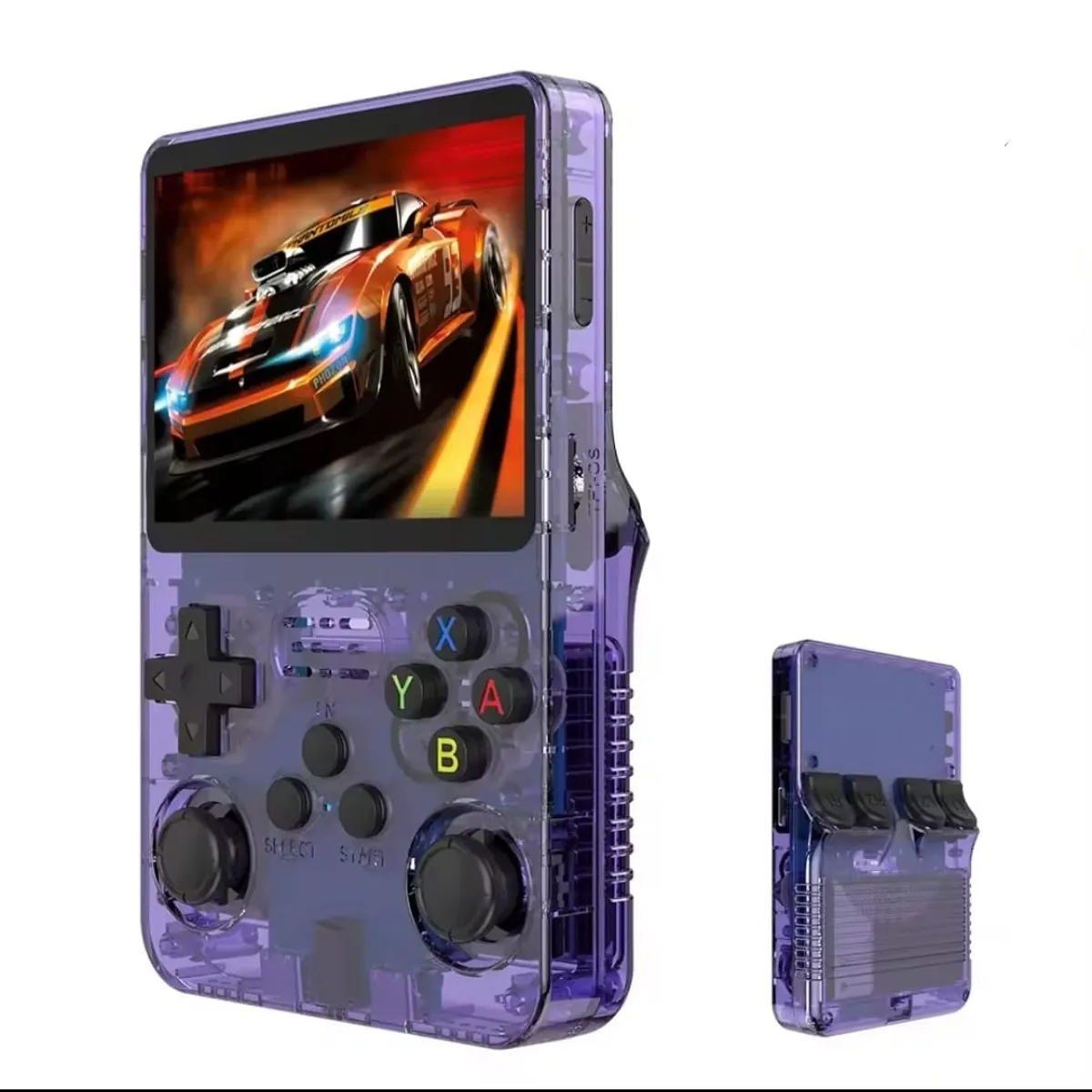 GENERICO - Consola Portatil Retro Game R36S 64GB Color Morado