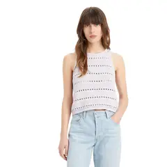 LEVIS - Polera Mujer Crochet Tank Lila