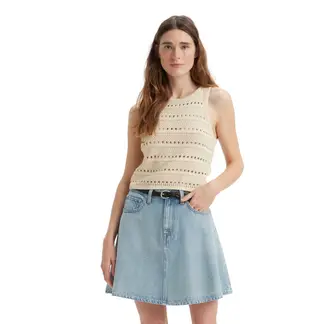 LEVIS - Polera Mujer Crochet Tank Blanco