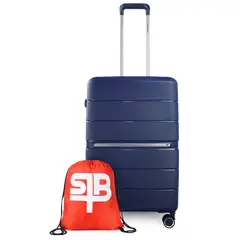 SWISS BAG - Maleta mediana Xpos azul + morral de regalo