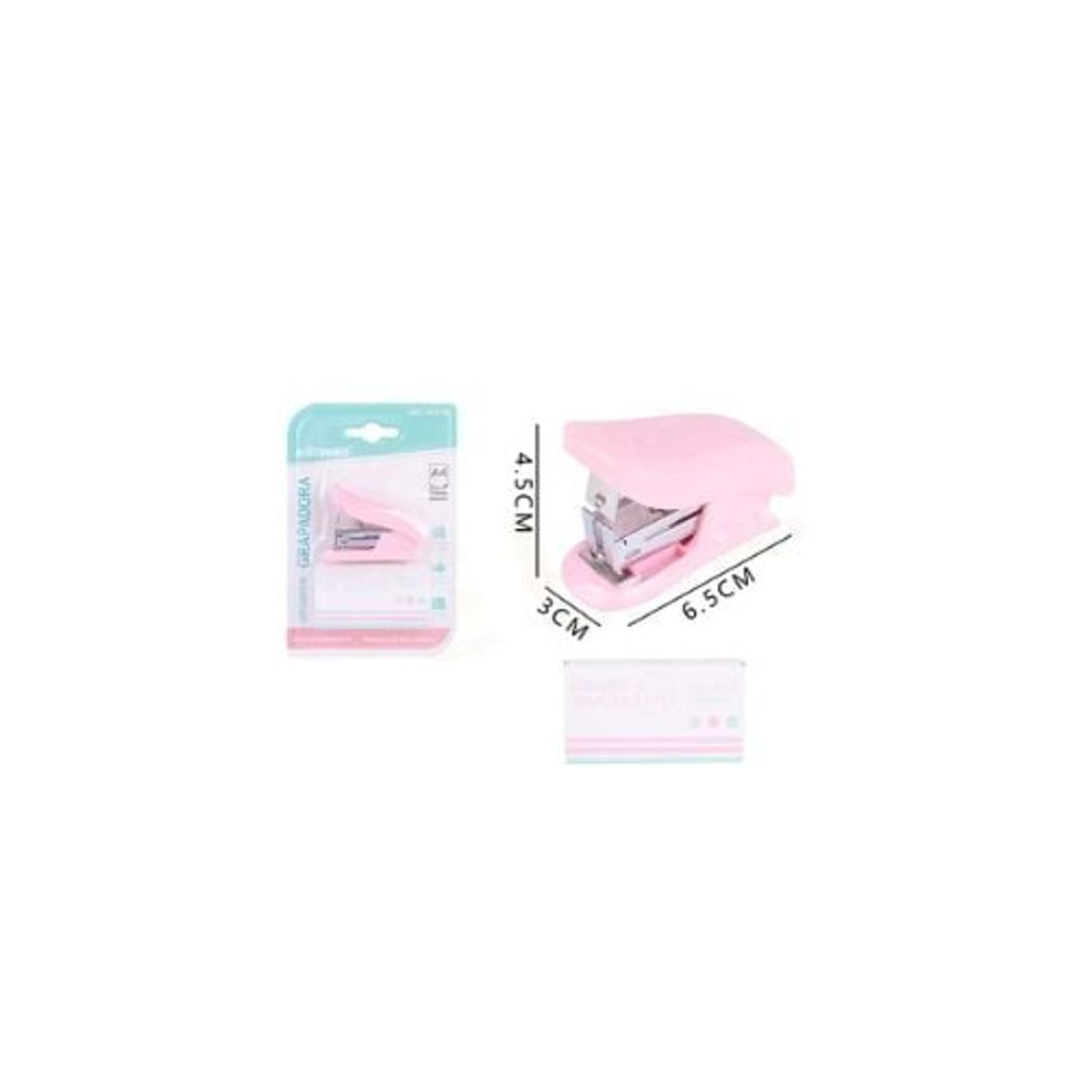 GENERICO - Corchetera Rosado 6 5 4 5 3 Cm