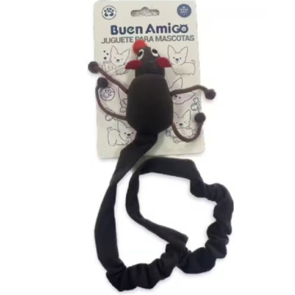 GENERICO - Juguete Ratón Con Cola Interactivo Para Gato Negro