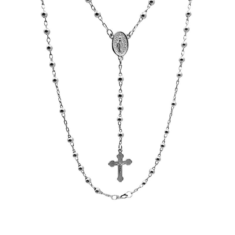 JOYAS MYTOKE - Rosario Hombre 60 cm Plata Fina 950 Religioso