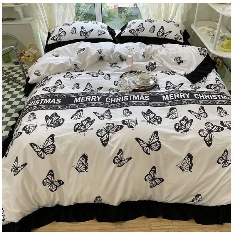 HOMER DESIGN - Set Ropa De Cama Sabanas +funda De Plumon 2 Plazas Hsjjhb11