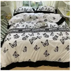 HOMER DESIGN - Set Ropa De Cama Sabanas +funda De Plumon 2 Plazas Hsjjhb11