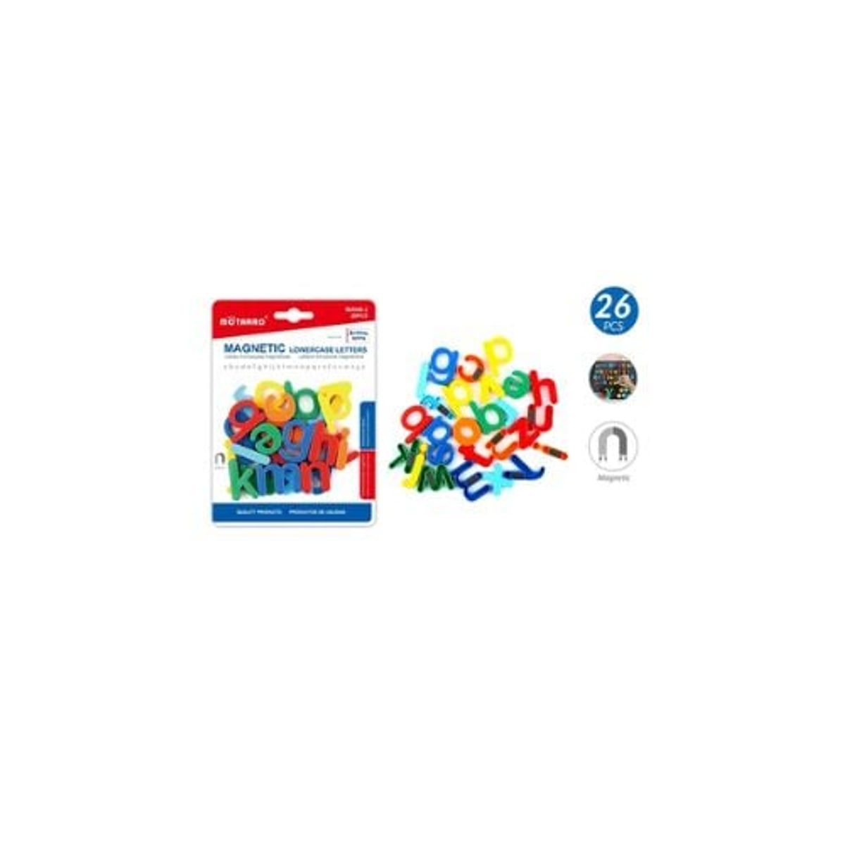 GENERICO - Imán De Letra Minúscula 26 Pcs