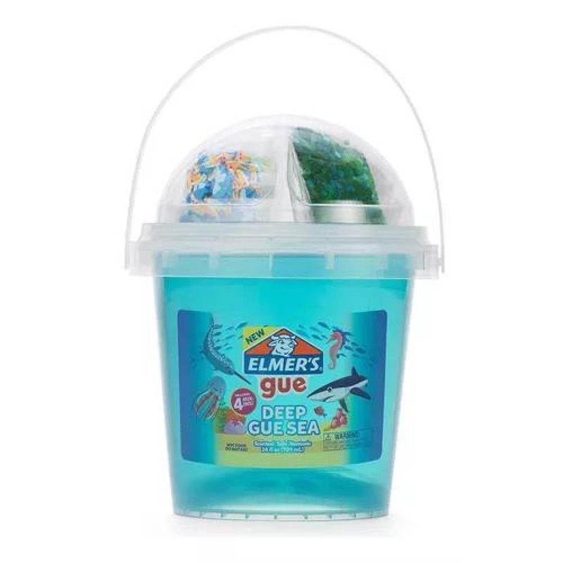 GENERICO - Kit slime Gue deep sea deluxe Elmers balde 709 ml