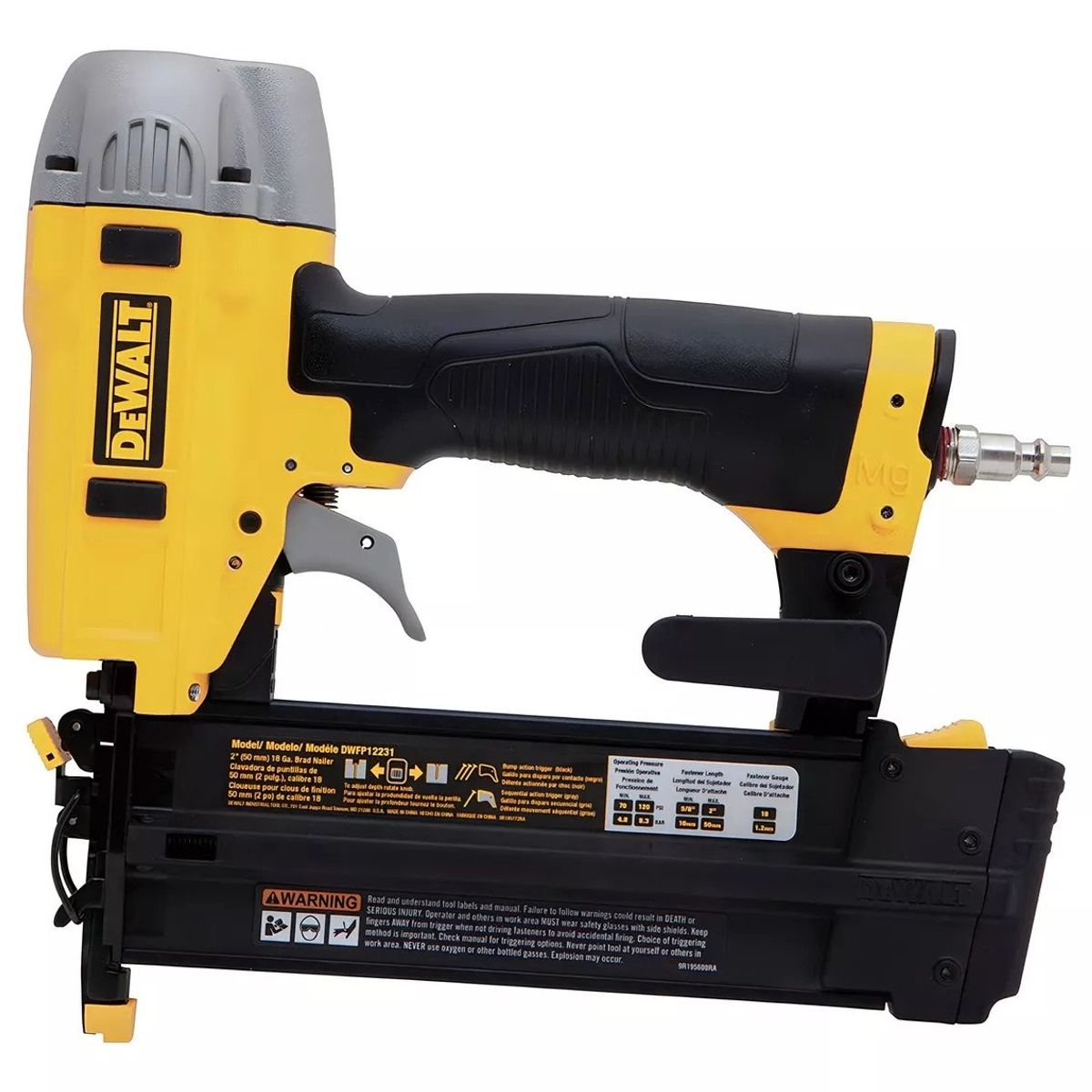DEWALT - Clavadora Neumática Cal. 18 Clavo 5/8 A 2 Dewalt Dwfp12231
